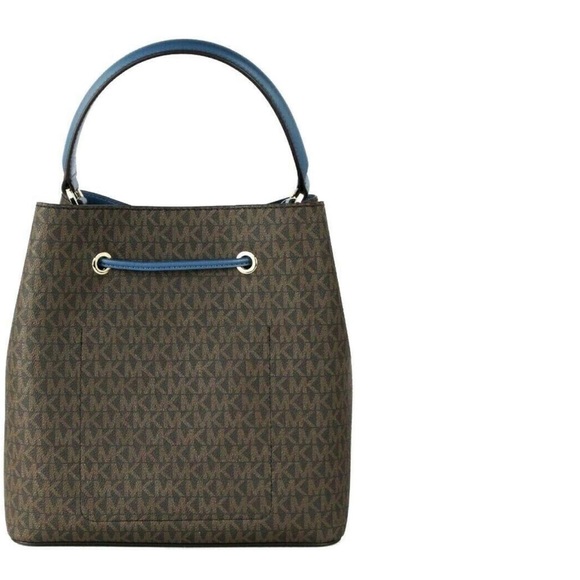 Michael Kors Suri Large Bucket Dark Chambray/Multi - Picture 2 of 11